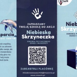 Niebieska skrzynka w powiecie świdnickim